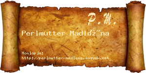 Perlmutter Madléna névjegykártya